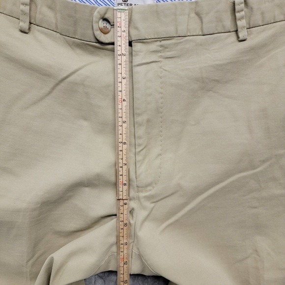 Peter Millar Soft Touch Twill Pima Cotton MC0B48 Beige Khaki Chino Pants 40x26 - Picture 7 of 9